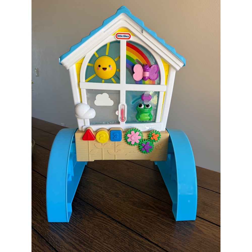 Little Tikes Learn & Play 3-in-1 Activity Center Toddler Blue Good Weather Toy